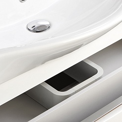 Акватон Тумба с раковиной Капри 60 белая – фотография-4